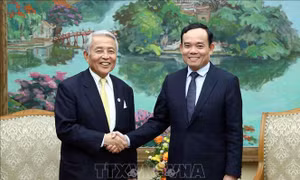 Phó Thủ tướng Trần Lưu Quang tiếp Đoàn giao lưu thúc đẩy kinh tế Kyushu (Nhật Bản)