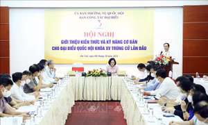 Nâng cao năng lực hoạt động của đại biểu Quốc hội khóa XV trúng cử lần đầu