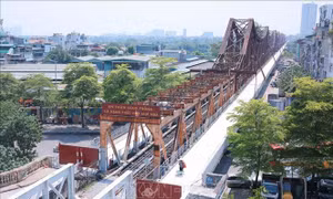 Cầu Long Biên sẵn sàng thông xe từ 0h ngày 28/5