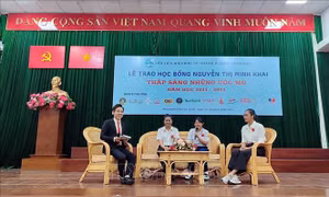 Trao học bổng Nguyễn Thị Minh Khai tặng 163 học sinh, sinh viên khó khăn