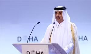 Quốc vương Qatar thăm chính thức Ai Cập lần đầu tiên sau khi nối lại quan hệ ngoại giao