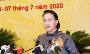 Chủ tịch Quốc hội Nguyễn Thị Kim Ngân dự khai mạc Kỳ họp thứ 15, Hội đồng nhân dân thành phố Hà Nội