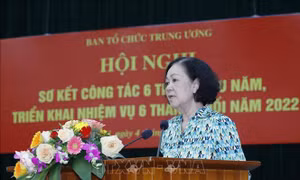 Đồng chí Trương Thị Mai: Đẩy mạnh kiểm tra, giám sát về công tác tổ chức cán bộ