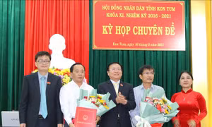 Ông Nguyễn Ngọc Sâm được bầu giữ chức Phó Chủ tịch UBND tỉnh Kon Tum