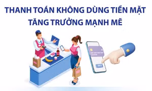 Ngày không tiền mặt 16/6: Thanh toán không dùng tiền mặt tăng trưởng mạnh mẽ