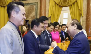 Chủ tịch nước: Doanh nhân Sao đỏ góp phần làm rạng danh dân tộc trên thương trường quốc tế