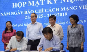 TP Hồ Chí Minh họp mặt các cơ quan báo chí nhân dịp 21/6