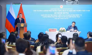 Thủ tướng gặp các cơ quan đại diện và cộng đồng người Việt Nam tại Liên bang Nga