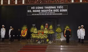 Tổ chức trọng thể Lễ tang đồng chí Nguyễn Đức Bình