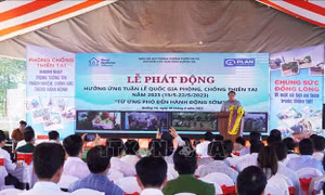 Quảng Trị: Lễ phát động hưởng ứng Tuần lễ Quốc gia phòng, chống thiên tai 