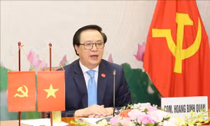 Trưởng ban Đối ngoại Trung ương Hoàng Bình Quân hội đàm trực tuyến với Lãnh đạo Đảng Lao động Mexico
