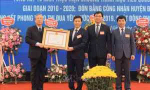Huyện Tiền Hải (Thái Bình) đạt chuẩn huyện nông thôn mới