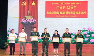Quân khu 9 tăng cường phối hợp có hiệu quả với các cơ quan báo chí