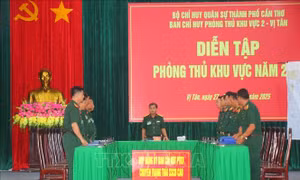 Xây dựng thành phố Cần Thơ thành khu vực phòng thủ vững chắc trong tình hình mới