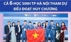 Đoàn Học sinh TP Hà Nội đoạt huy chương Kỳ thi Olympic khoa học trẻ quốc tế năm 2025