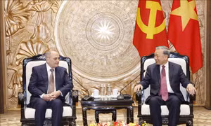 Tổng Bí thư Tô Lâm tiếp Đoàn đại biểu Đảng Azerbaijan Mới