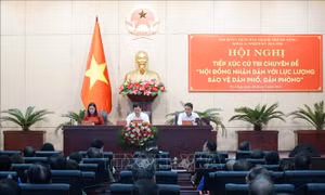Cử tri kiến nghị có chính sách phù hợp cho lực lượng Bảo vệ dân phố, Dân phòng