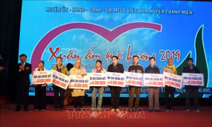 Mang Xuân ấm đến với người nghèo