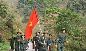Chương trình du lịch trải nghiệm 'Hành quân theo bước chân anh': Hoạt động tri ân ý nghĩa