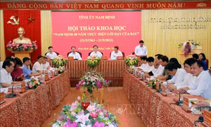 Nam Định - 60 năm thực hiện lời dạy của Bác