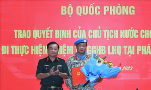 Quyết tâm hoàn thành xuất sắc nhiệm vụ gìn giữ hòa bình Liên hợp quốc