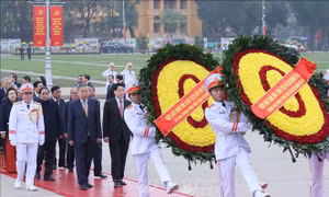 Lãnh đạo Đảng, Nhà nước vào Lăng viếng Chủ tịch Hồ Chí Minh nhân dịp Tết Nguyên đán Bính Ngọ