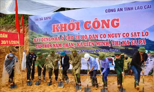 Khởi công khu tái định cư cho 28 hộ dân thôn Nậm Than (Lào Cai)