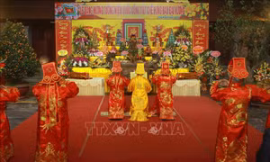 Lễ hội Đền A Sào - dịp tưởng nhớ, tri ân Đức Thánh Trần có công hộ quốc, an dân