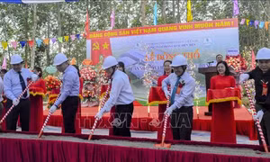 Khởi công xây dựng nhà máy chế biến mủ cao su đầu tiên ở Điện Biên