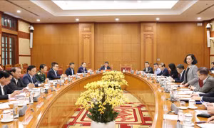 Tiểu ban Tổ chức phục vụ Đại hội XIV của Đảng họp phiên thứ nhất
