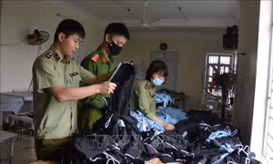 Hưng Yên thu giữ nhiều hàng may mặc giả nhãn hiệu
