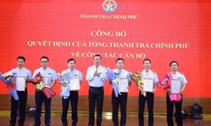 Thanh tra Chính phủ công bố quyết định về công tác cán bộ