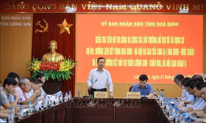 Sớm xây dựng bộ đơn giá bồi thường dự án đường liên kết vùng Hòa Bình - Hà Nội