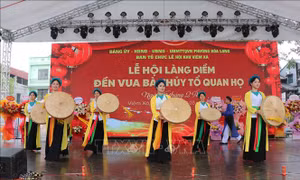 Lễ hội làng Diềm: Tôn vinh giá trị Dân ca Quan họ Bắc Ninh