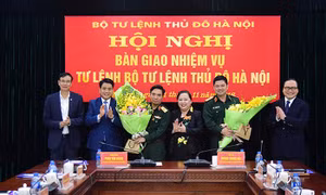 Thiếu tướng Nguyễn Hồng Thái nhận nhiệm vụ Tư lệnh Bộ Tư lệnh Thủ đô