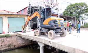 Cưỡng chế, giải tỏa các công trình trái phép, vi phạm công trình thủy lợi