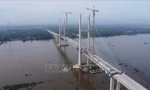 Đồng Tháp: Cuối tháng 7 hoàn thành dự án cầu Rạch Miễu 2