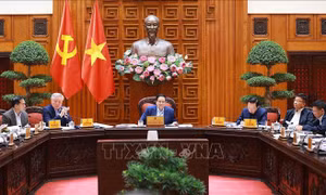 Thủ tướng họp Thường trực Chính phủ về phát triển Đề án Khu thương mại tự do và Trung tâm lọc hoá dầu và năng lượng quốc gia