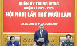 Tổng Bí thư Tô Lâm chủ trì Hội nghị Quân ủy Trung ương lần thứ 15