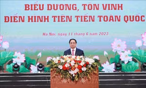Thủ tướng: Mỗi điển hình tiên tiến lan tỏa tinh thần, đạo đức, ý thức trách nhiệm và sự cống hiến