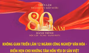 Không gian triển lãm 12 ngành công nghiệp văn hóa 