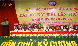 Thành phố Tây Ninh phấn đấu xây dựng đạt chuẩn đô thị loại II