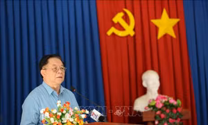  Trưởng ban Tuyên giáo Trung ương Nguyễn Trọng Nghĩa tiếp xúc cử tri tại Tây Ninh​