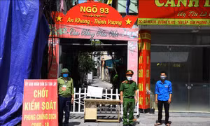 Ngày đầu thực hiện phong tỏa xã có 25.000 nhân khẩu ở huyện Đan Phượng