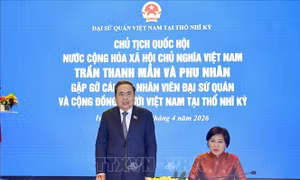 Chủ tịch Quốc hội mong muốn xây dựng cộng đồng người Việt tại Thổ Nhĩ Kỳ ngày càng vững mạnh
