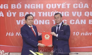 Công bố Nghị quyết của Quốc hội về bầu Tổng Kiểm toán nhà nước 