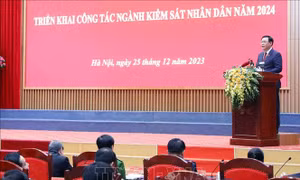 Chủ tịch Quốc hội Vương Đình Huệ dự Hội nghị triển khai công tác ngành Kiểm sát nhân dân năm 2024