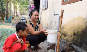 Người dân xã đặc biệt khó khăn Suối Trai đã có nước sạch
