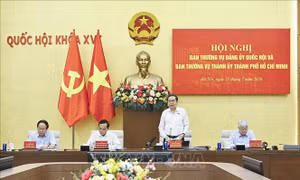 Chủ tịch Quốc hội chủ trì Hội nghị BTV Đảng uỷ Quốc hội và BTV Thành uỷ TP Hồ Chí Minh
