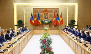 Thủ tướng Phạm Minh Chính và Thủ tướng Ethiopia Abiy Ahmed Ali hội đàm